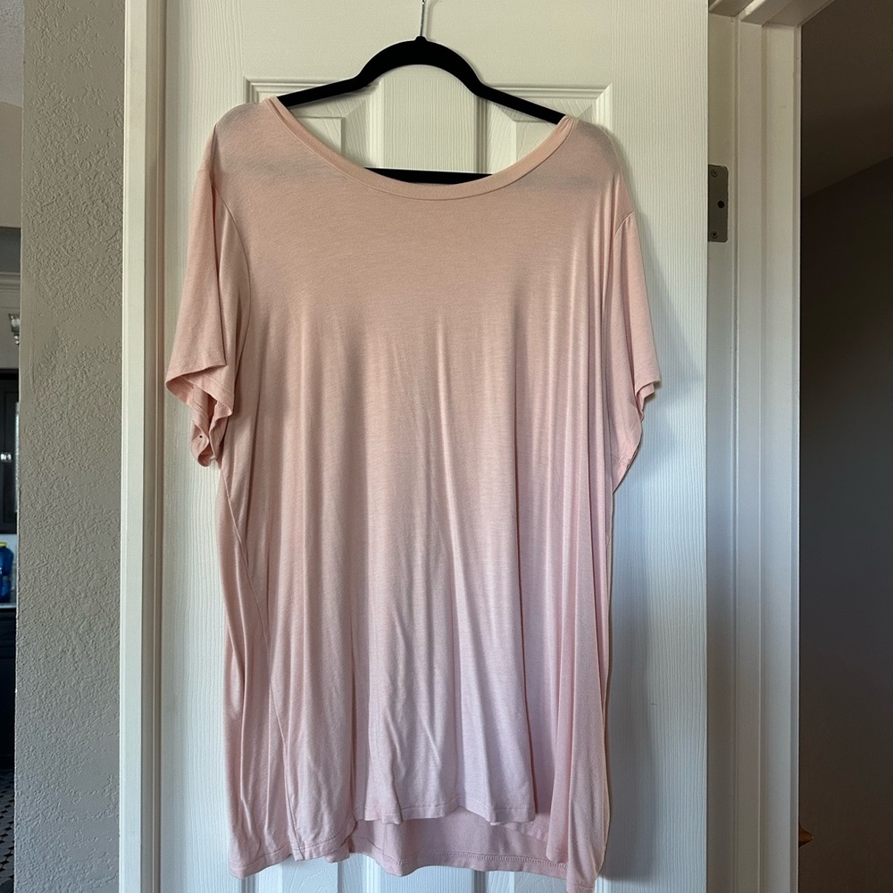 Butter soft pink tshirt